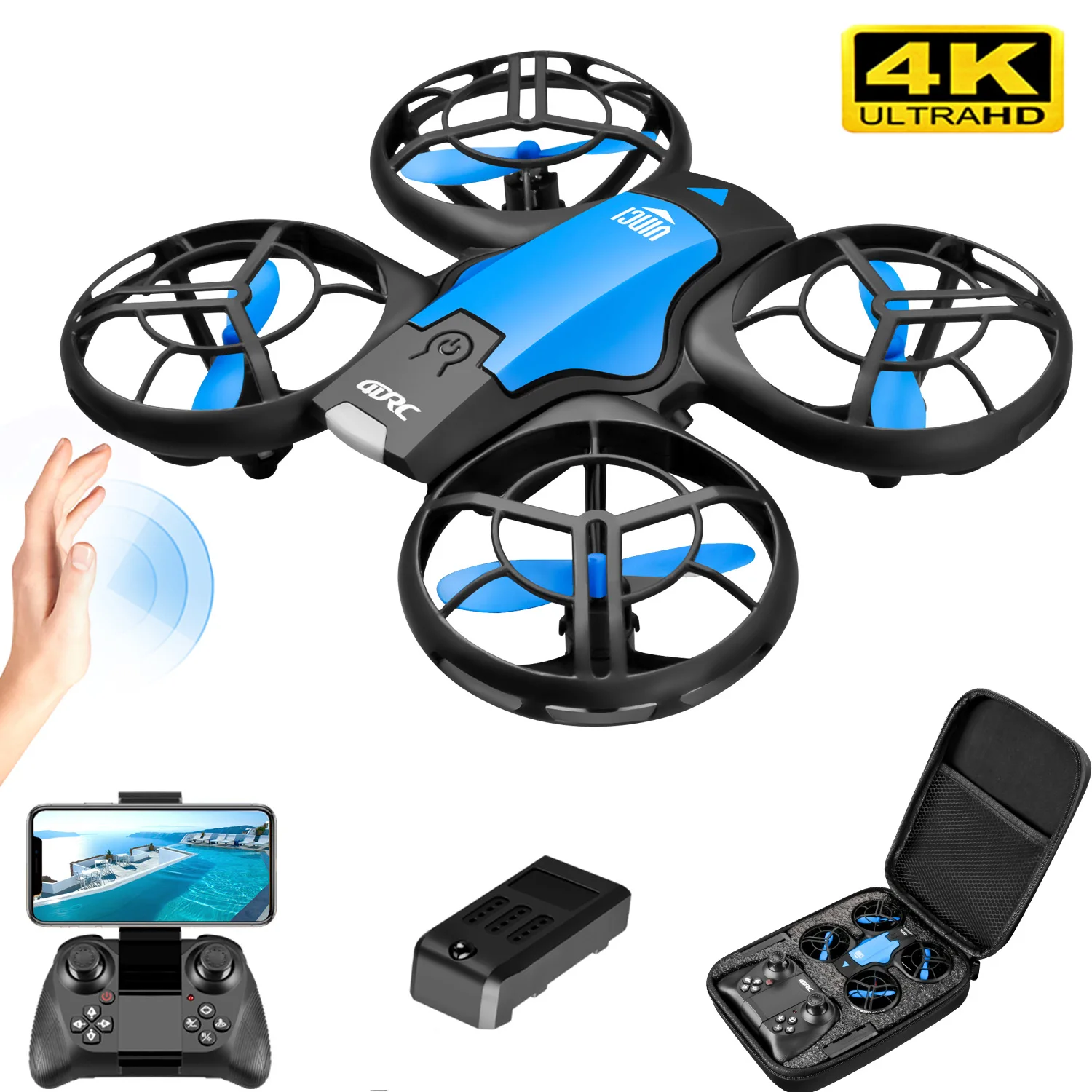 V8 New Mini Drone 4K Professio - Rc Helicopter Mini review and price