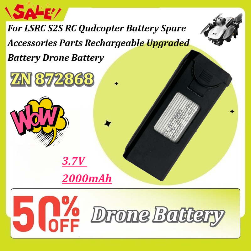 New ZN872868 3.7V 2000mAh for  - Eachine Drone E58 review and price