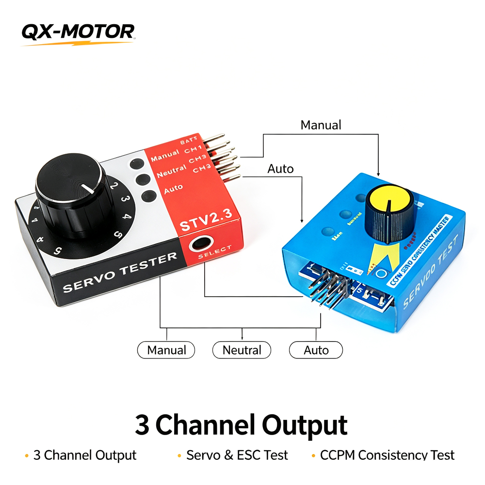 RC Servo Tester 3 Channel CCPM - Rc Helicopter Parts review and price